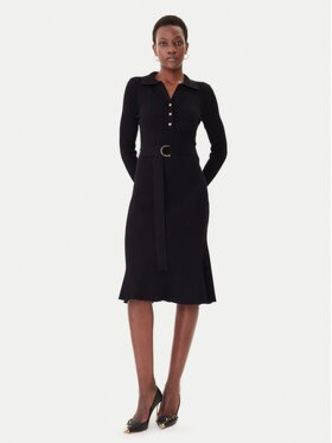 Marciano Guess Sukienka dzianinowa 5BGK07 5891Z Czarny Slim Fit