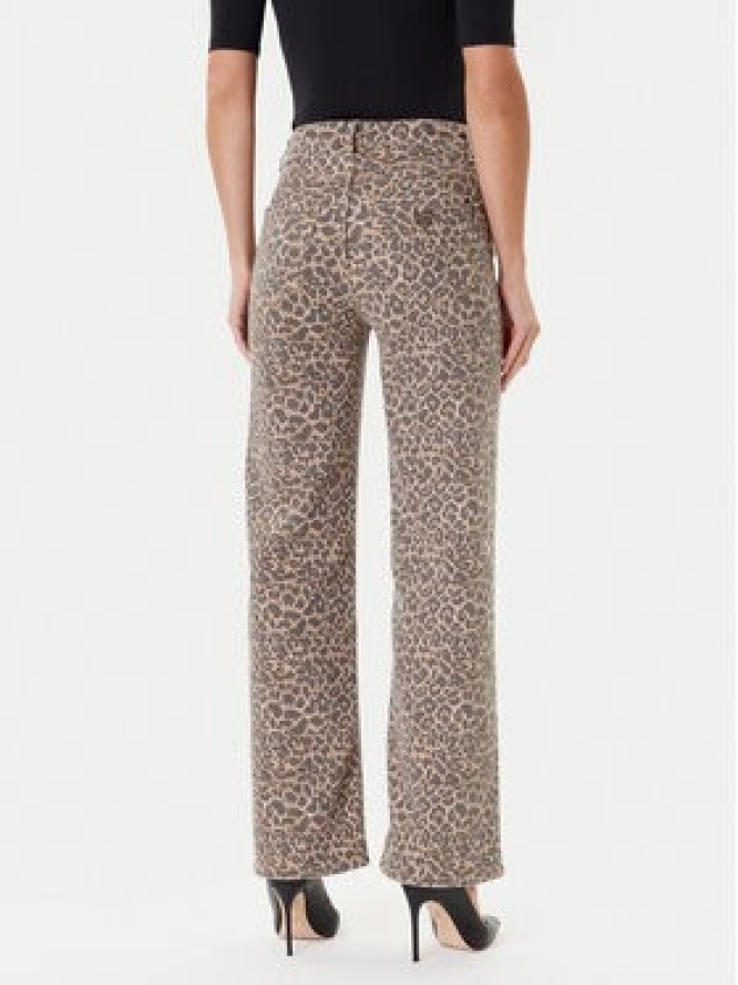 Guess Jeansy W5YA1A WHFP2 Brązowy Wide Leg