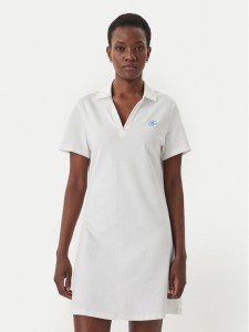 Tommy Hilfiger Sukienka codzienna WW0WW48749 Écru Regular Fit