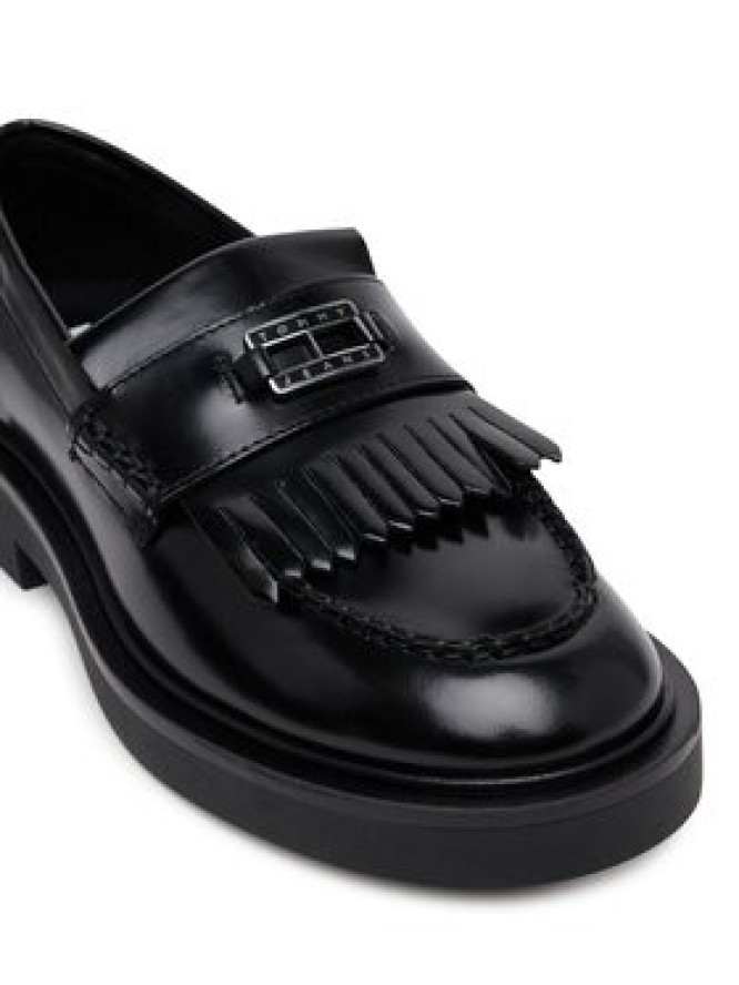 Tommy Jeans Loafersy Tjw Fringes Loafer EN0EN02790 Czarny