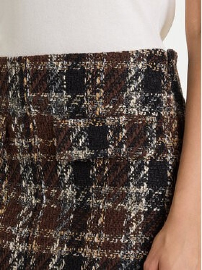 ViCOLO Spódnica mini TF0309 Brązowy Regular Fit