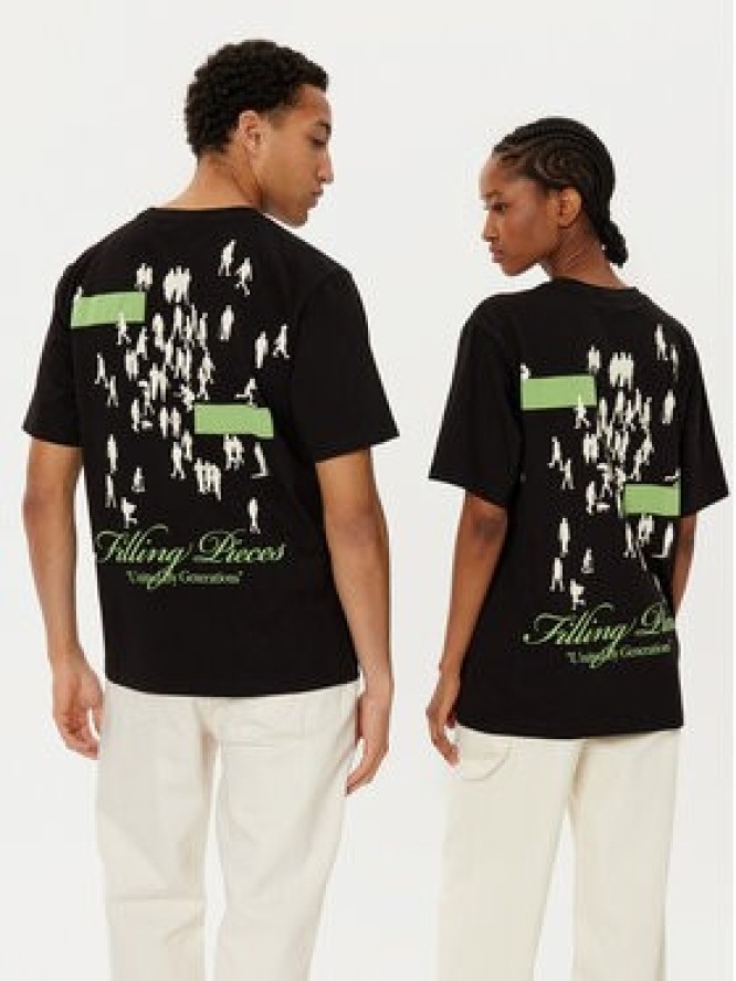 Filling Pieces T-Shirt Unisex United By Generations 7449987 Czarny Regular Fit