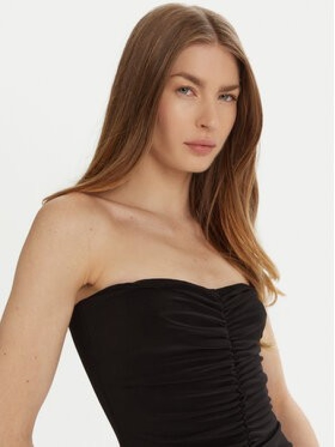 NORMA KAMALI Sukienka koktajlowa KK1243PLD89001 Czarny Slim Fit