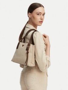 Guess Torebka Alice HWWG99 26220 Kremowy