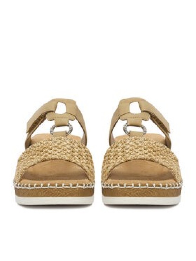 Rieker Klapki CEO-V1243-60 Beżowy