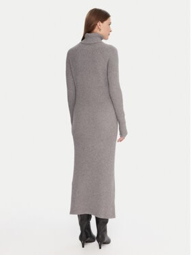 Kontatto Sukienka dzianinowa 3M0853C Szary Regular Fit