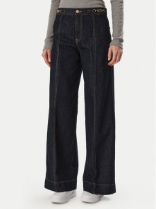 Tommy Hilfiger Jeansy Indie WW0WW51408 Granatowy Wide Leg