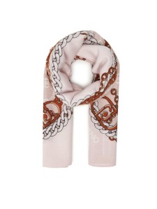 Liu Jo Chusta Ecs Foulard Logo Me 2F5073 T0300 Różowy