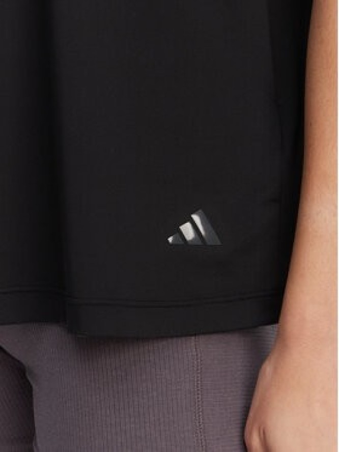 adidas T-Shirt Yoga JL7800 Czarny Loose Fit