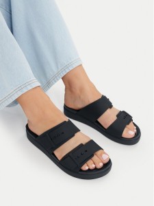 Crocs Klapki Brooklyn Buckle Low Low 211215 Czarny