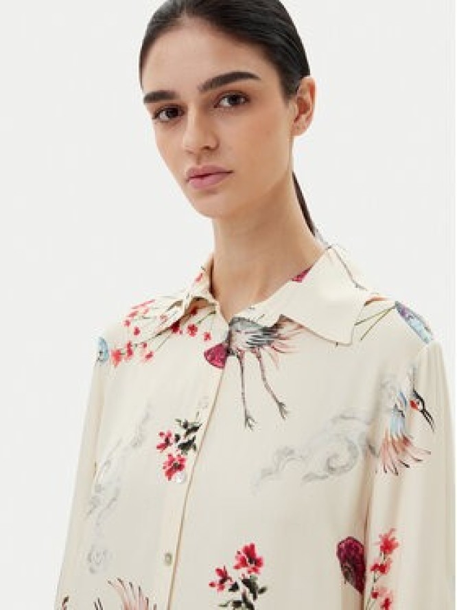 ViCOLO Koszula TD0813 Beżowy Regular Fit