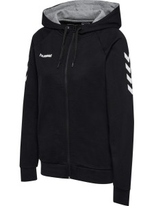 Bluza z kapturem do piłki ręcznej damska Hummel Go Cotton Zip Hoodie Woman
