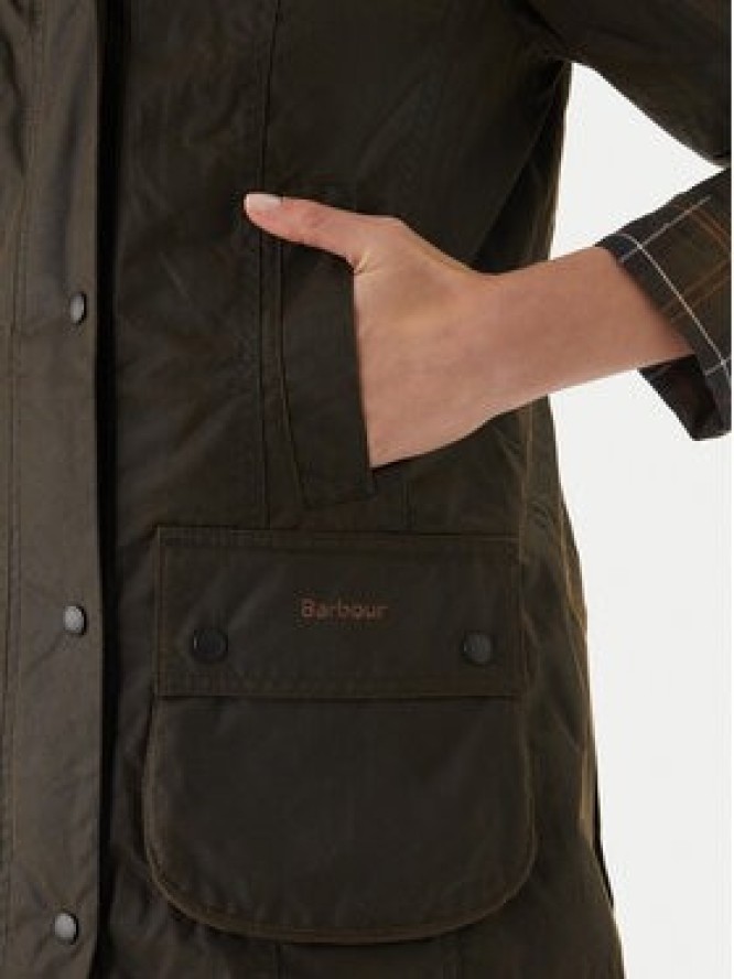 Barbour Kurtka przejściowa Classic Beadnell LWX0668OL71 Zielony Regular Fit