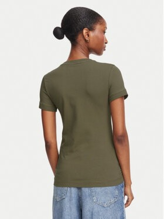 Guess T-Shirt W2YI44 J1314 Khaki Regular Fit