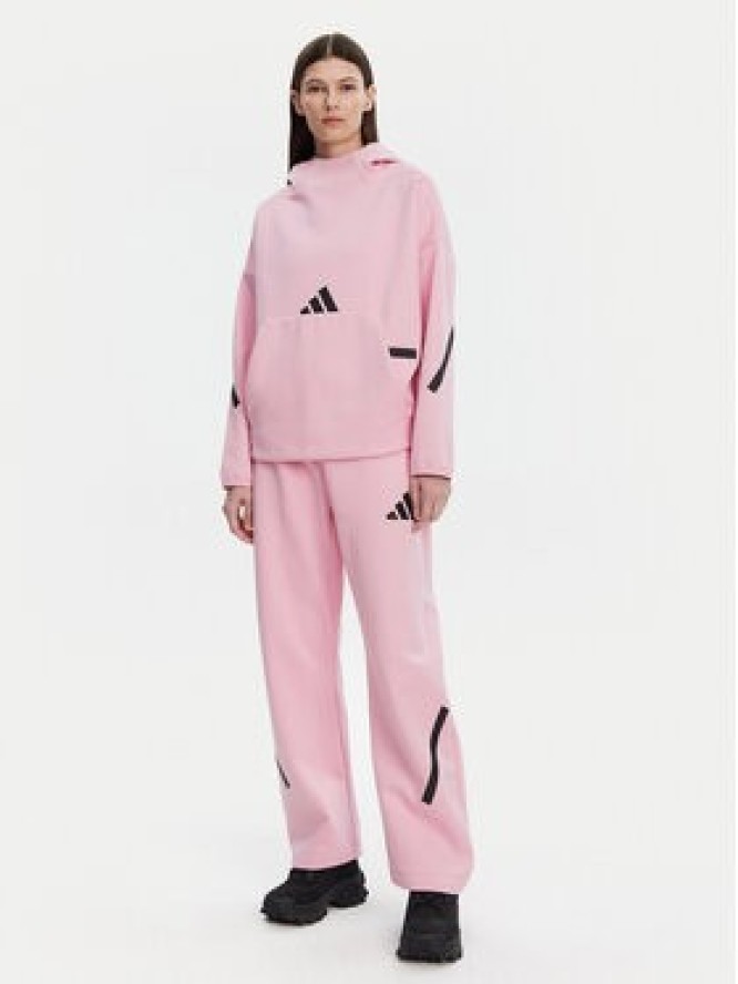 adidas Bluza Z.N.E. JD5992 Różowy Loose Fit