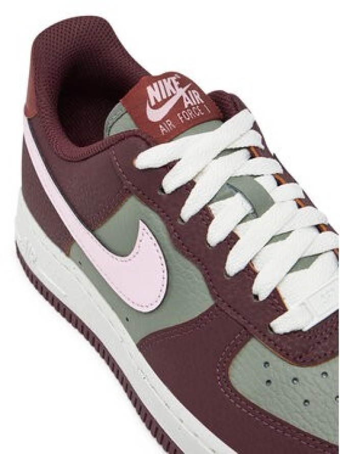 Nike Sneakersy Air Force 1 '07 Next Nature Wmns HQ4047 Bordowy