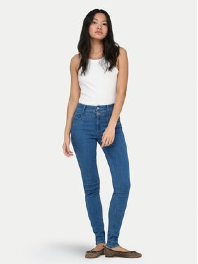 ONLY Top Val 2-Way 15371705 Biały Slim Fit