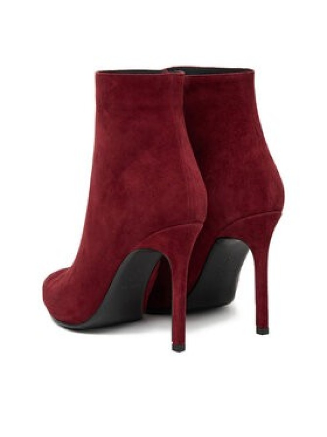 Eva Minge Botki EO-ELAINA-E123-02B Bordowy