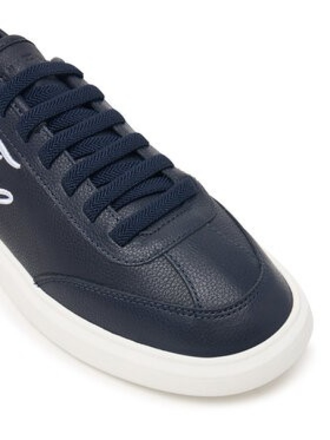 Tommy Hilfiger Sneakersy Th Icon Court Script Premium FW0FW09604 Granatowy