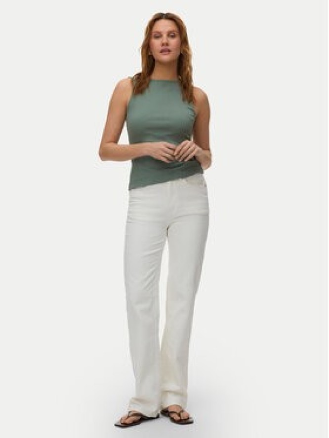Vero Moda Top Ruby 10342997 Zielony Slim Fit