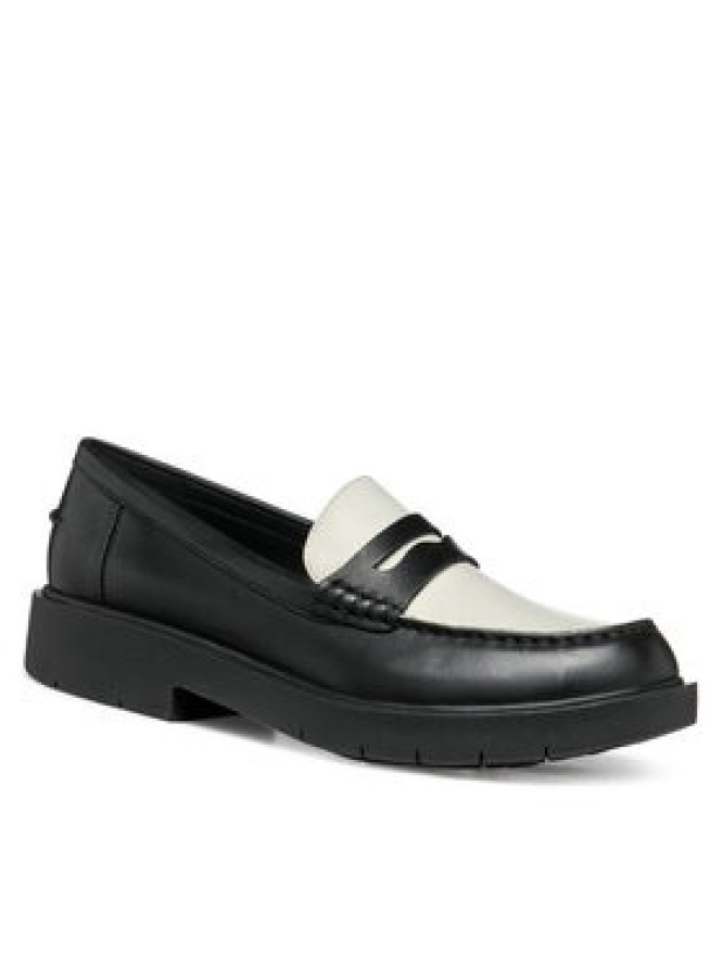 Geox Loafersy D Spherica Ec1 D25QRA 00043 C9B5V Czarny