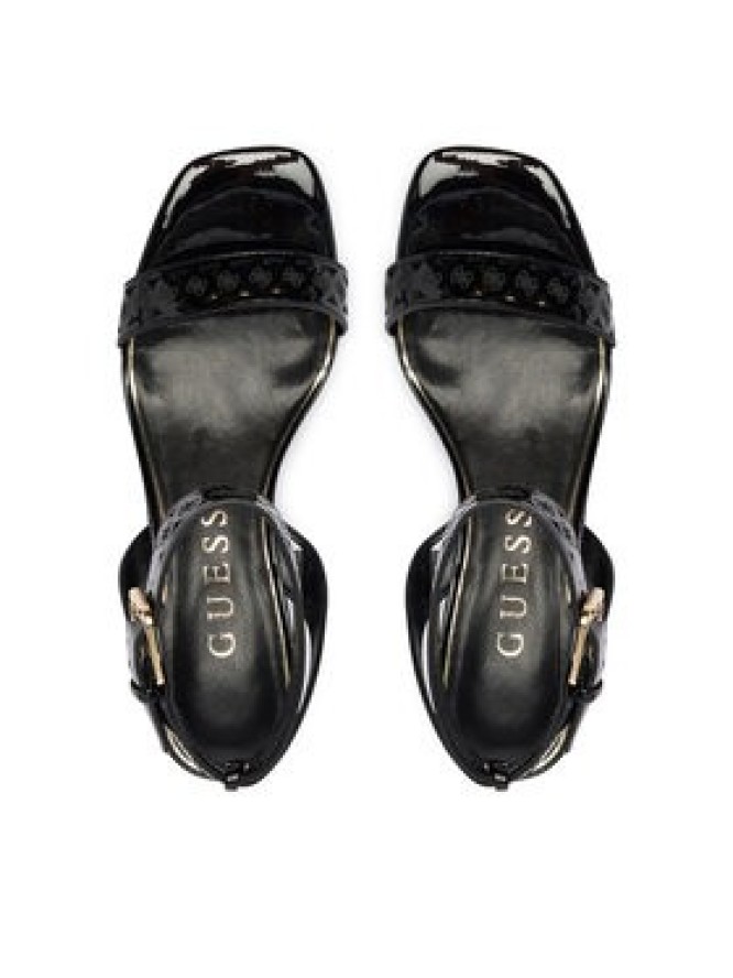 Guess Sandały FLJGST PAF03 Czarny