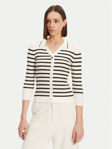 Morgan Kardigan 251-MAEL Biały Slim Fit