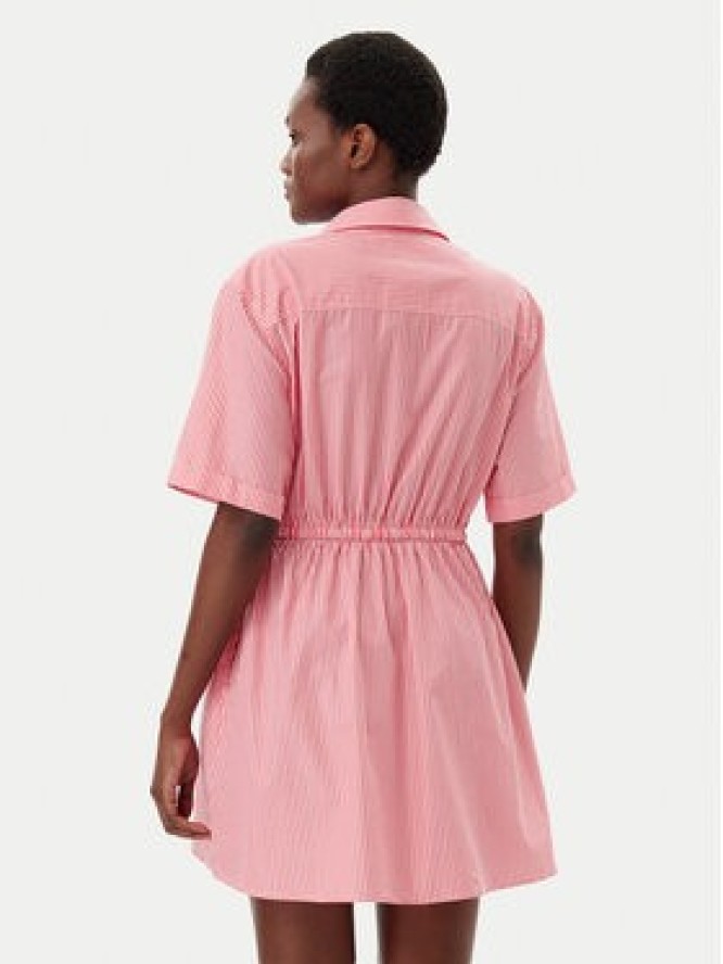 Tommy Jeans Sukienka koszulowa DW0DW20617 Różowy Regular Fit