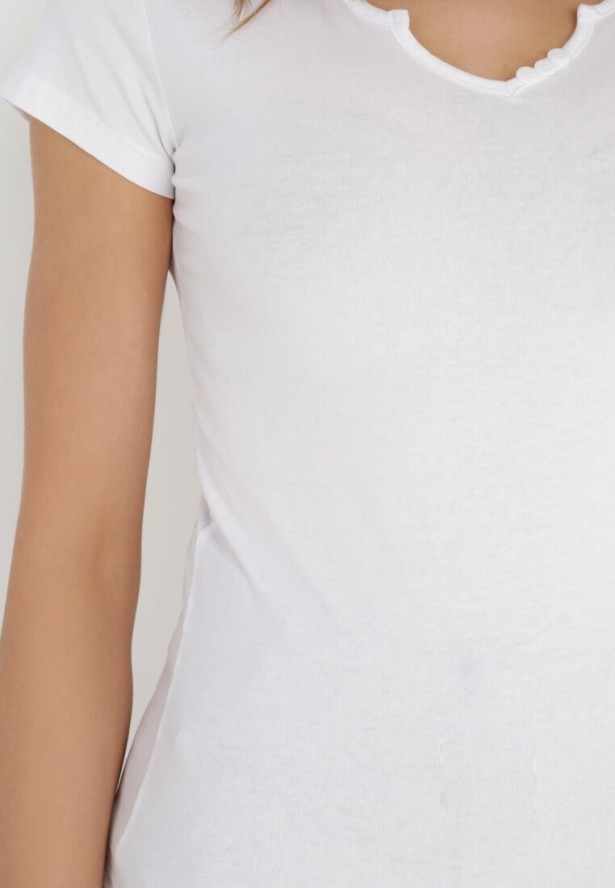 Biały T-shirt Aerippe