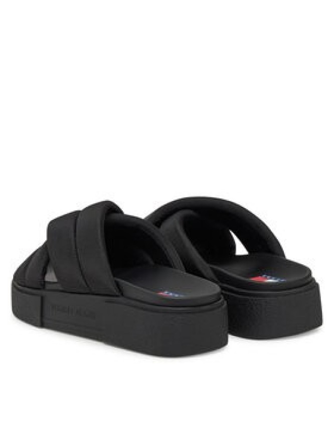 Tommy Jeans Klapki Tjw Flatform Sandal EN0EN02775 Czarny