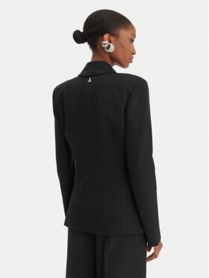 Patrizia Pepe Marynarka 8S0584/A715-K103 Czarny Regular Fit