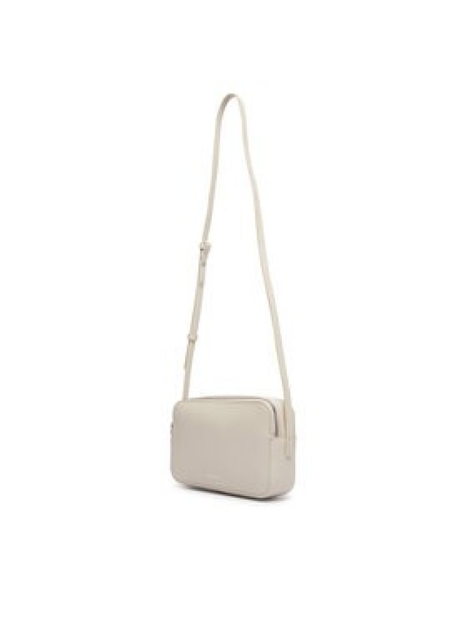 Calvin Klein Torebka Foil Logo Elongated Camera Bag LV04F3276G Kremowy