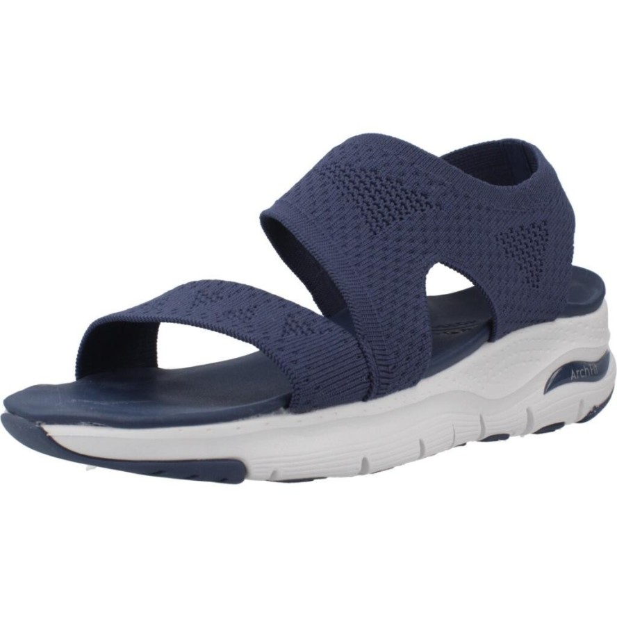 Sandały SKECHERS ARCH FIT Niebieski