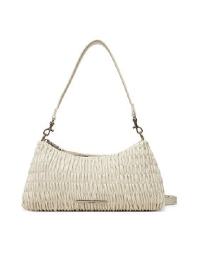 Calvin Klein Jeans Torebka Rouched Shoulder Bag LV04K3088G Écru