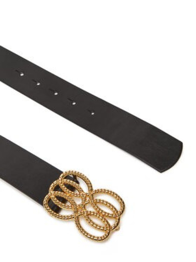 Pieces Pasek Damski Pctunja Wide Jeans Belt 17158014 Czarny