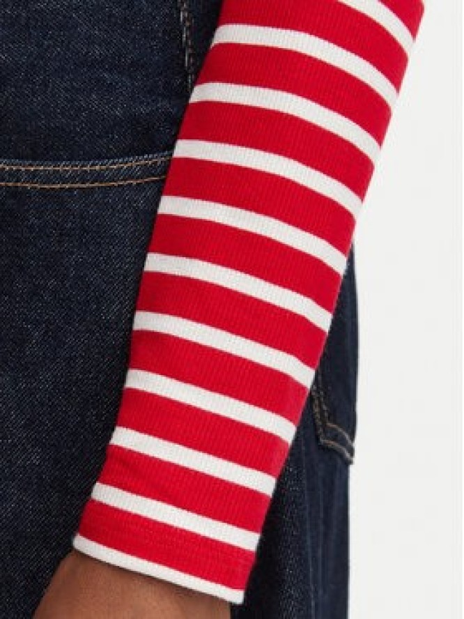 Tommy Jeans Kardigan DW0DW22805 Czerwony Slim Fit