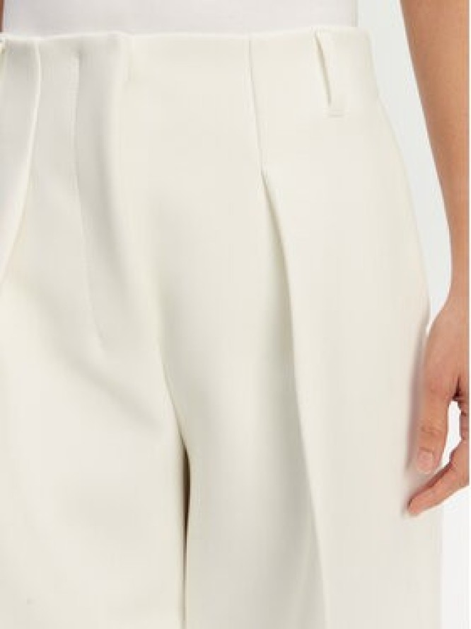 JACQUEMUS Spodnie materiałowe Le Pantalon Ovalo 24E241PA0791718 100 Biały Regular Fit