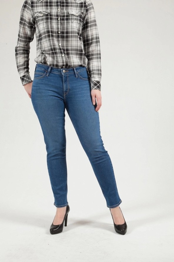 LEE ELLY DAMSKIE SPODNIE JEANSOWE JEANS WASHED CAMDEN L305TLJS 112106223