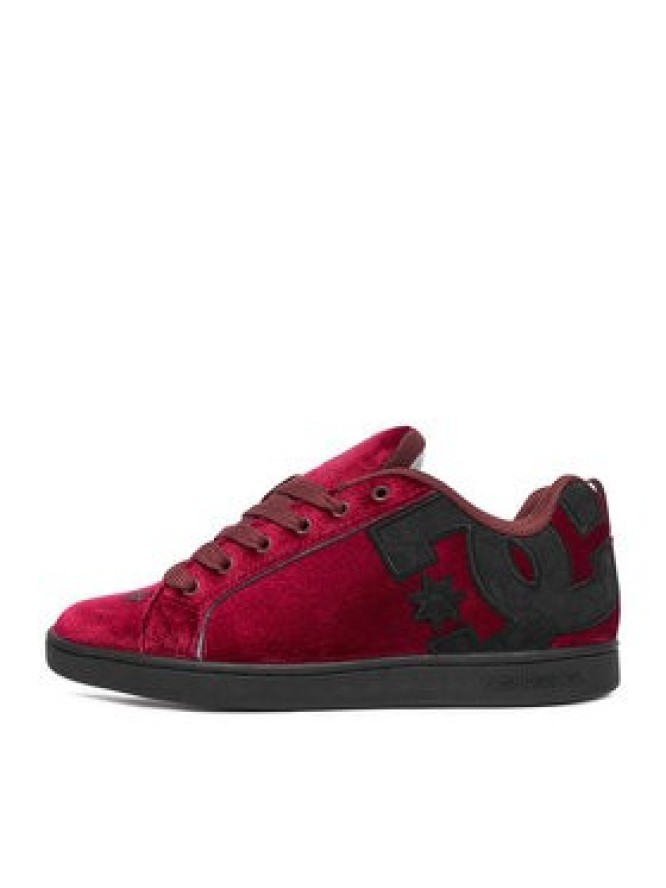 DC Shoes Sneakersy EO-COURT GRAFFIK LE DC02894601 Bordowy