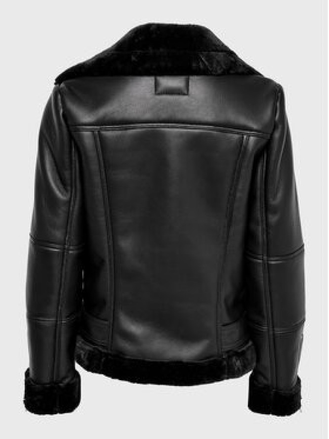 ONLY Kurtka z imitacji skóry Agnete 15260002 Czarny Regular Fit