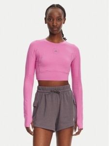 adidas by Stella McCartney Koszulka techniczna TrueStrength JJ1644 Różowy Slim Fit