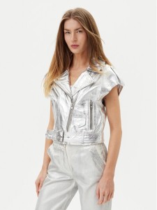 Serge Pariente Bezrękawnik Stef Szary Regular Fit