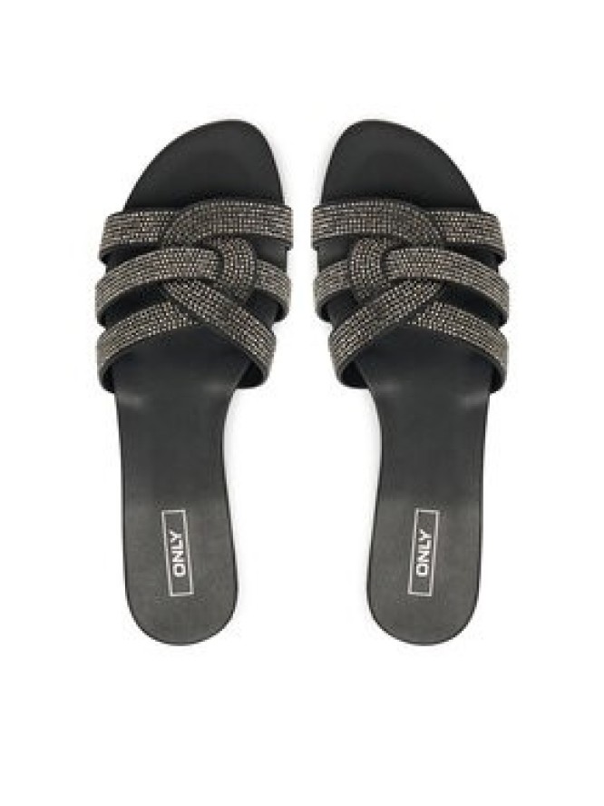 ONLY Shoes Klapki 15340950 Czarny