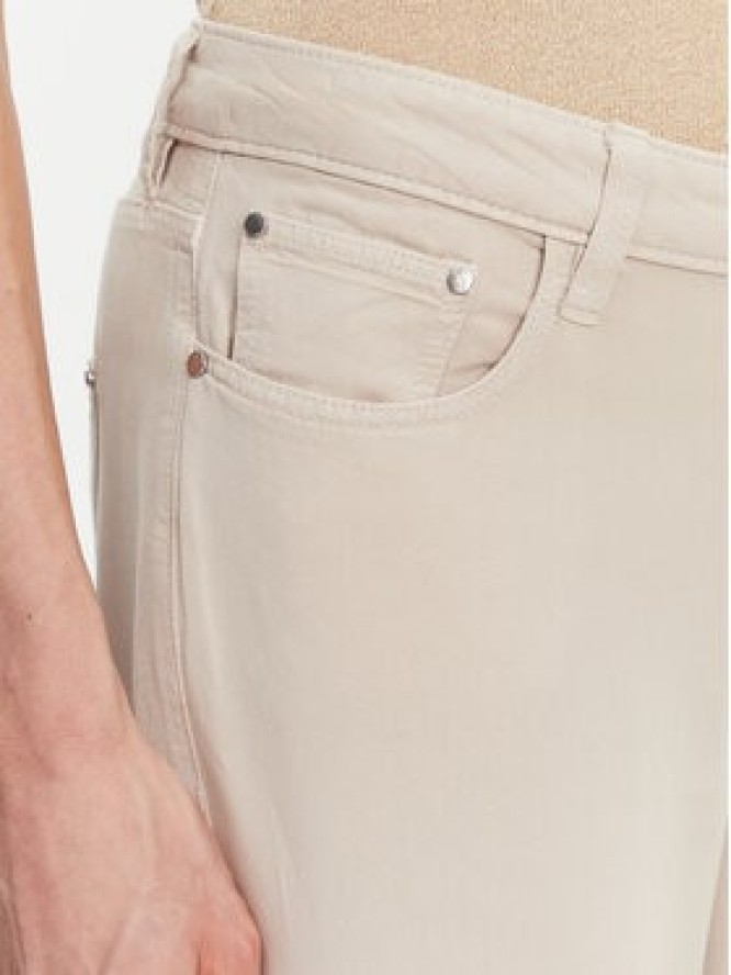 Guess Jeansy W4GA96 WDP85 Beżowy Wide Leg