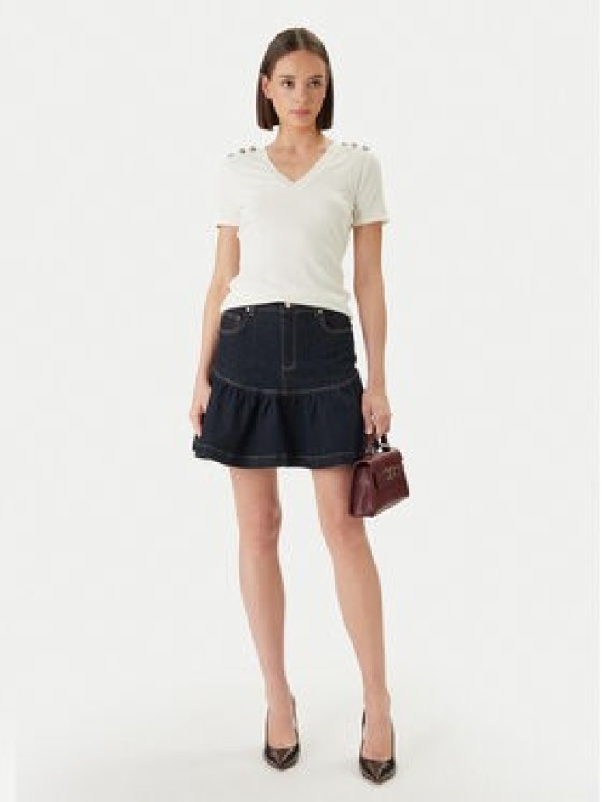 Morgan Spódnica jeansowa 261-JSOUBIA Granatowy Regular Fit