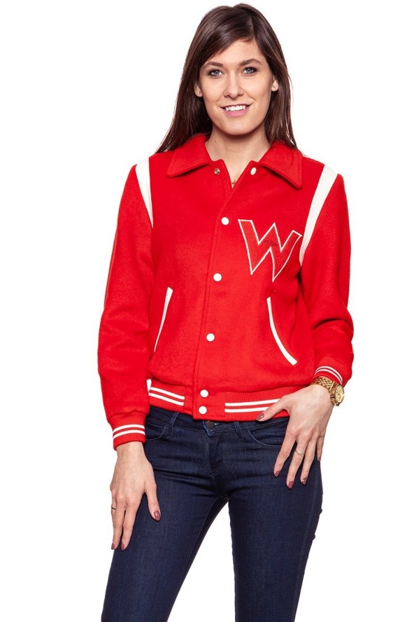 DAMSKA KURTKA PRZEJŚCIOWA WRANGLER BOMBER JACKET SALSA RED W4130VUWN 112128766