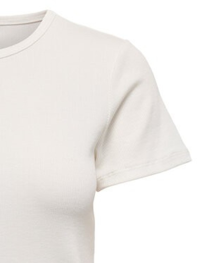 ONLY T-Shirt Daniella 15350554 Biały Slim Fit
