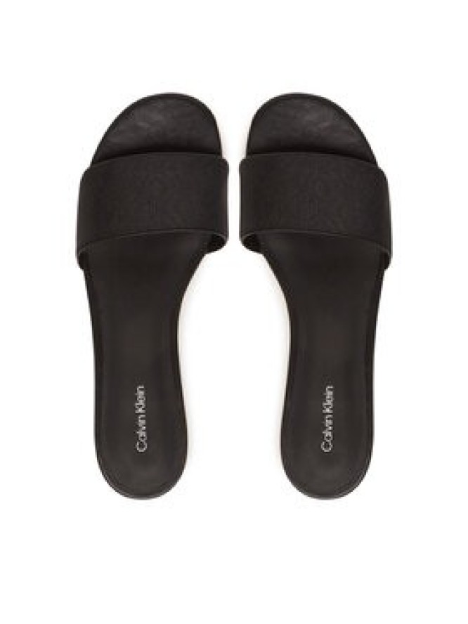 Calvin Klein Klapki Flat Slide Jacq HW0HW02389 Czarny