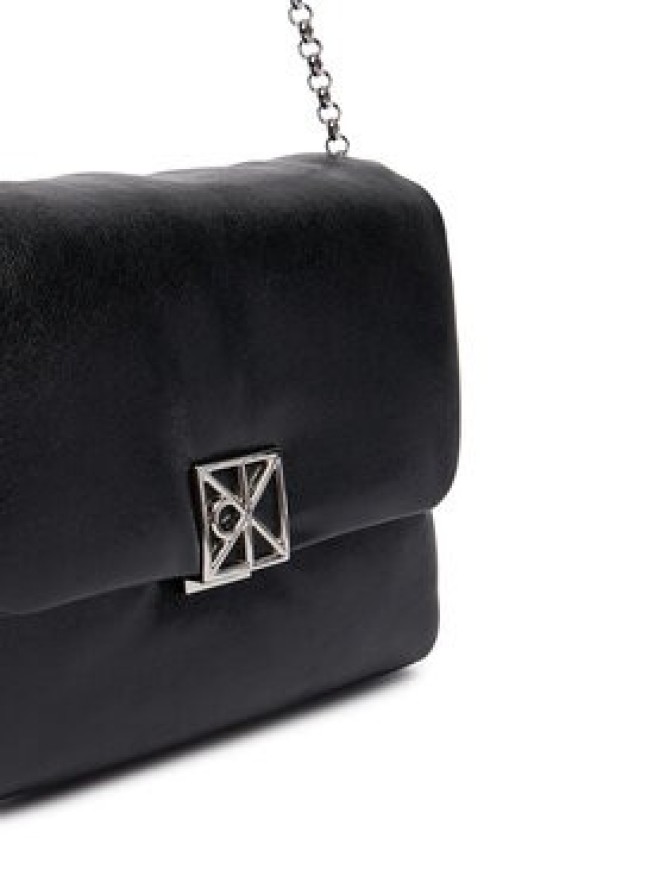 Calvin Klein Torebka Emblem Hw Padded Crossbody LV04F3620G Czarny