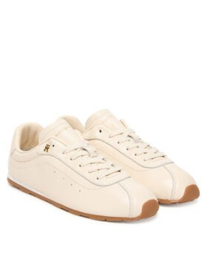 Tommy Hilfiger Sneakersy Th Low Profile Runner FW0FW08951 Écru